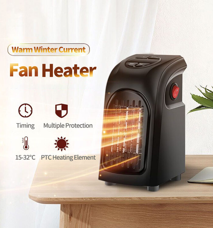 Winter Air Heater Fan Heater Electric Home Heaters Mini Room Air Wall Heater Ceramic Heating Warmer Fan For Home Office Camping