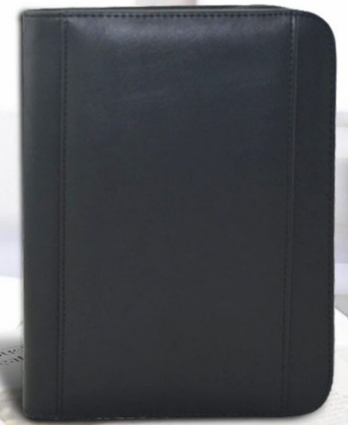 A5 Multifunctional Folder PU Zipper Bag With Computer